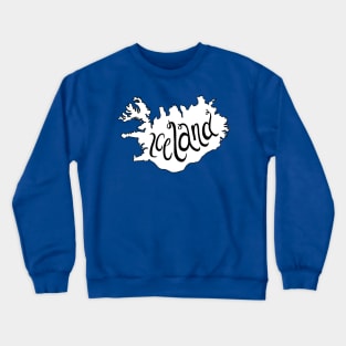 Iceland Outline Crewneck Sweatshirt